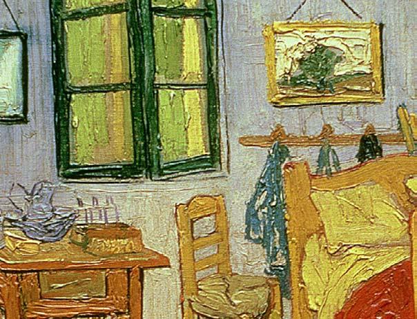 Vincent s Bedroom in Arles Oil on canvas, 56.5 x 74.0 cm Saint-Rémy: September, 1889 Bedroom, The Oil on canvas, 73.6 x 92.3 cm Saint-Rémy: September, 1889 Study the three paintings.