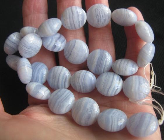 21. $165 IMG_5692 Blue Lace Agate 10mm round beads 24 long already set 345cts 22.