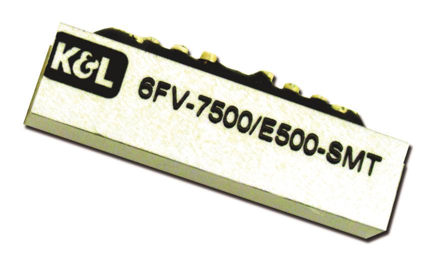 Surface Mount High Features: Leadless - Designed to Mount on RO4003,.012 Thick, with 50-ohm Line.026 Wide (Other Types of Printed Wiring Board are Available upon Request.
