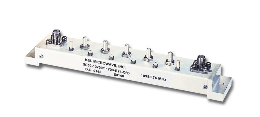 6WP01-38775-E350-K/V is a 6 section 38 GHz design that requires WR-28 Flanges on the input port and K-Connectors on the output port.