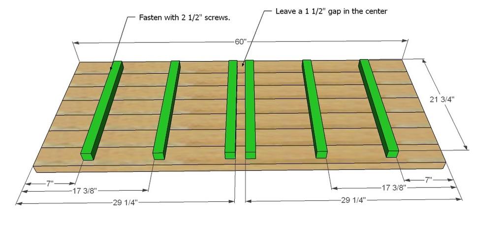 Please note that you can use other types of boards for the shelf. Step 7 [26] Top.