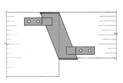 ESR-8 Most Widely Accepted and Trusted Page 5 of 8 NO. THC 55 BEAM WIDTH (in.) TABLE THC/THCCT GLU-LAM BEAM HANGER SERIES HANGER BEARING PLATE DIMENSIONS (in.