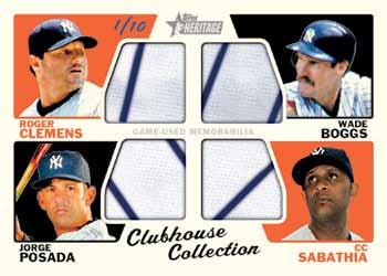 Clubhouse Collection Triple Relic Hand-numbered to 25. NEW!