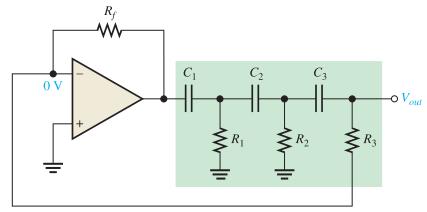 The Phase-Shift Oscillator Each of the three RC circuits in the