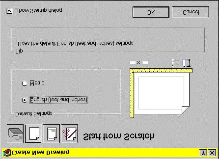 If you clear the New drawing dialog or Open drawing dialog check boxes, then the