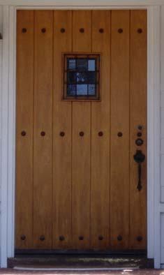 paneled door A door with one or more