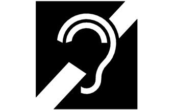 TECHNICAL 703.7.2.4 Assistive Listening Systems. Assistive listening systems shall be identified by the International Symbol of Access for Hearing Loss complying with Figure 703.7.2.4. 704 Telephones Figure 703.