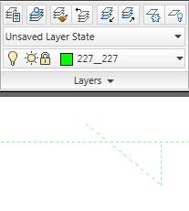 The following image shows that when the door block is selected, the A-Doors layer is displayed. It is helpful to know what layer the object is on.