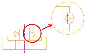 4. Create and edit geometry so the side view for the Rack Slider Base appears as shown. Note the 3mm radius fillets. 5. Copy geometry from the area indicated to the upper-right of the view.