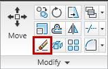Erase Command Use the Erase command to remove geometry from the drawing. You can select objects by picking them directly, or using selection options such as a window or crossing window.