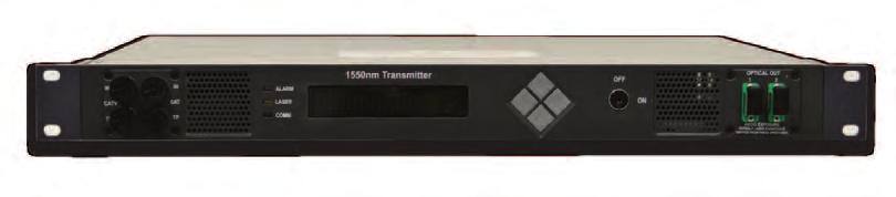 CATV 1550 nm Fiber Optic Transmitters DIRECTLY- AND EXTERNALLY-MODULATED FIBER OPTIC TRANSMITTERS Medallion 8000 Series Directly-Modulated CATV Transmitters EMCORE s Medallion 8000 is a rack-mount