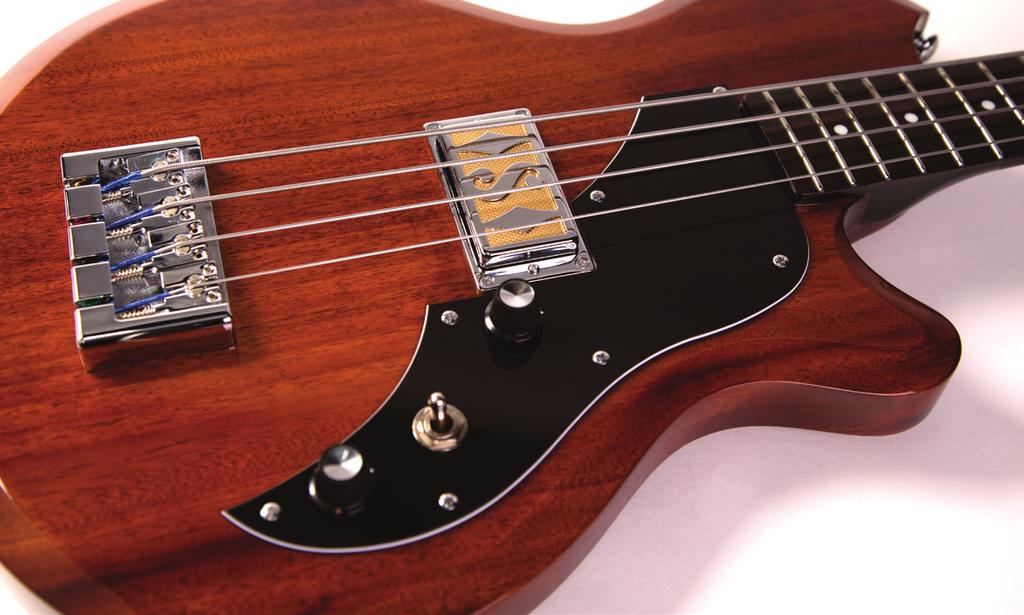 2041 Huntington I The single-pickup Huntington I model projects a warm, balanced sound with a passive tone control that acts as an old-school knob, taming the highs and drawing the bass deeper back