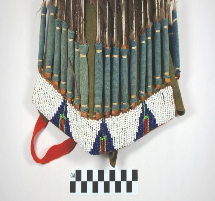 Typically this early Pan- Indian style was an interpretation of Western styles rather than a copy, although the beadwork was often technologically (i.e. adoption of lazy stitch etc.
