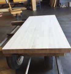 long, 38 wide, 1-1/2 thick MAPLE BUTCHER