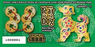 LOTTERY S JANUARY 2018 YEAR OF THE DOG To help