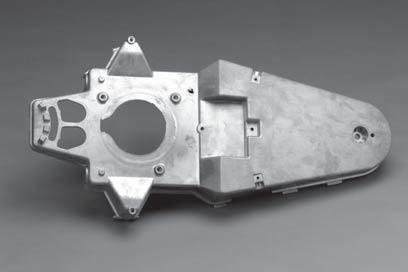Casting Examples Aluminum Part Name: Application: Part Weight: Trimmer Deck Housing Walk Behind Trimmer 9.2 lbs.