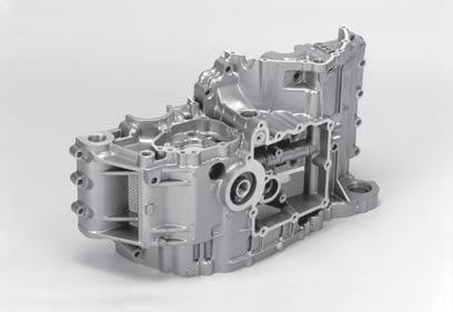 Casting Examples Aluminum Part Name: Application: Part Weight: Alloy: Lower Crankcase Motorcycle 16.31 lbs.