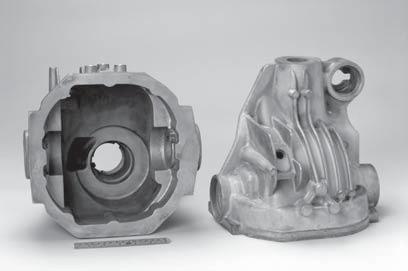 Eliminated costly secondary machining operations, additional engine parts and fully utilized the benefits of high pressure die casting process.