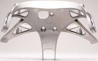 In addition to tight dimensional control, the higher elongation in AM60B alloy provides good crash energy management.