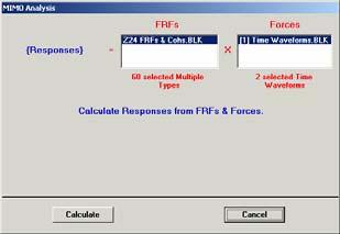 Press the Calculate button. When the Responses have been calculated, the MIMO Calculations dialog Press the New File button. The New File dialog will Press OK.