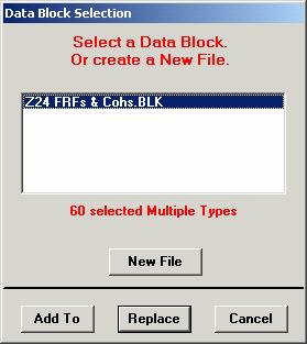 The Data Block Selection dialog will Select [1] PSDs.BLK as the Forces source and press the Calculate button. the MIMO Calculations dialog Press the OK button.