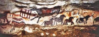 Age of Writing In prehistoric times drawings and pictures of animals and people in cave paintings and cuneiform