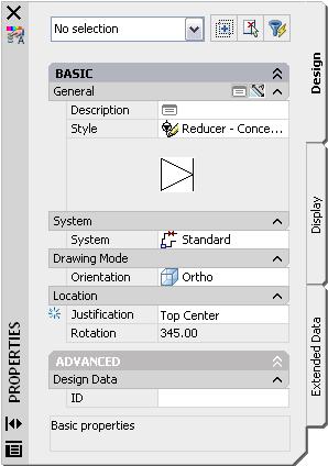 Schematic Symbols Properties When you select a schematic symbol tool, the Properties Palette is displayed.