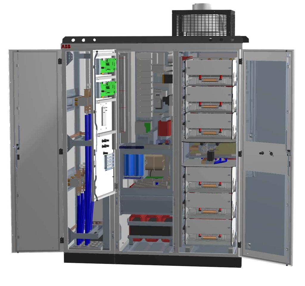 Converter Design Cabinet front Phase modules Control unit