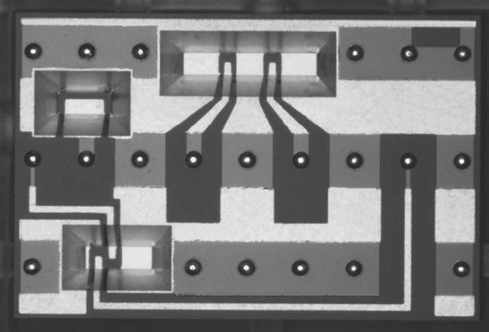 dam metal port 2 Figure 1: CPW µ-via connection for silicon substrates Technology for µ-via fabrication The µ-vias are fabricated in silicon wafers (4" or 6" in diameter).
