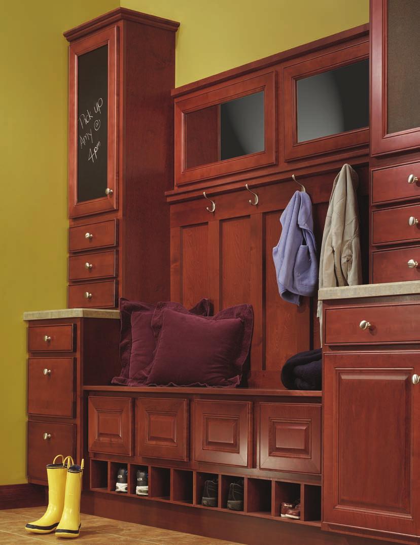 WINSTEAD GRAYSON Maple White Paint Maple Rouge SMART STYLE Make the most of any space with storage that s both smart and stylish.