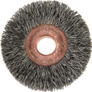 Power Driven Wheel & Cup Brushes Buy 30 or more SAVE 5% Buy 100 or more SAVE 10% Buy 150 or more SAVE 15% Buy 300 or more SAVE 20% 1 4" Diameter x 1" Shank Wheel & End Brushes 1 4" Diameter x 1"