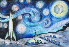 Week #6: August 1 August 5 Theme: Art Ages Project name: A Starry Night of Your Own Supplies needed: A copy of Vincent van Gogh s Starry Night for reference, canvas or canvas board (1 per camper),