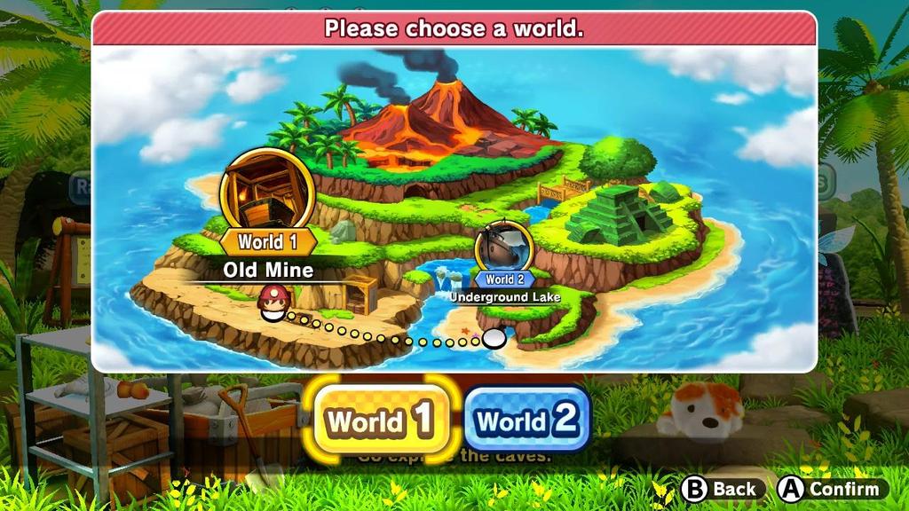 Playing the game World Map This island is the setting