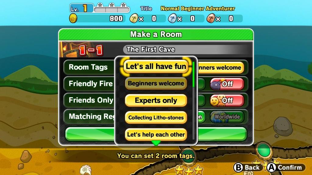 Room Tags By setting the room tags, you can make it easier to gather other