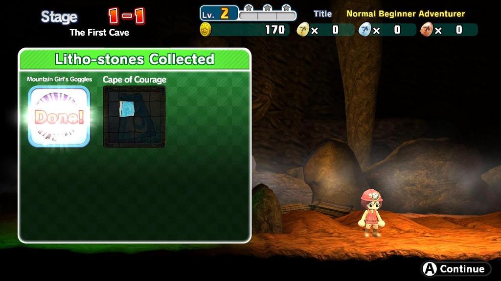 Litho-Stones collected This screen shows the Litho-Stone pieces that came out of your Litho-orbs. When you collect all the pieces, an item will be created.