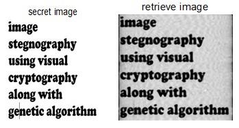 10 Comparison of Cover Image and Stego Image On comparing figure 10 it is inferred that the stego image does not show any changes were after the secret message is embedded. Fig.