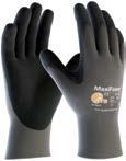 Coated 15 XS - XXL 34-900 3121 Yes Yes Nitrile Micro-Foam Palm & Fingertips Black Nylon / Lycra Gray Knit Coated 15 XXS - XL