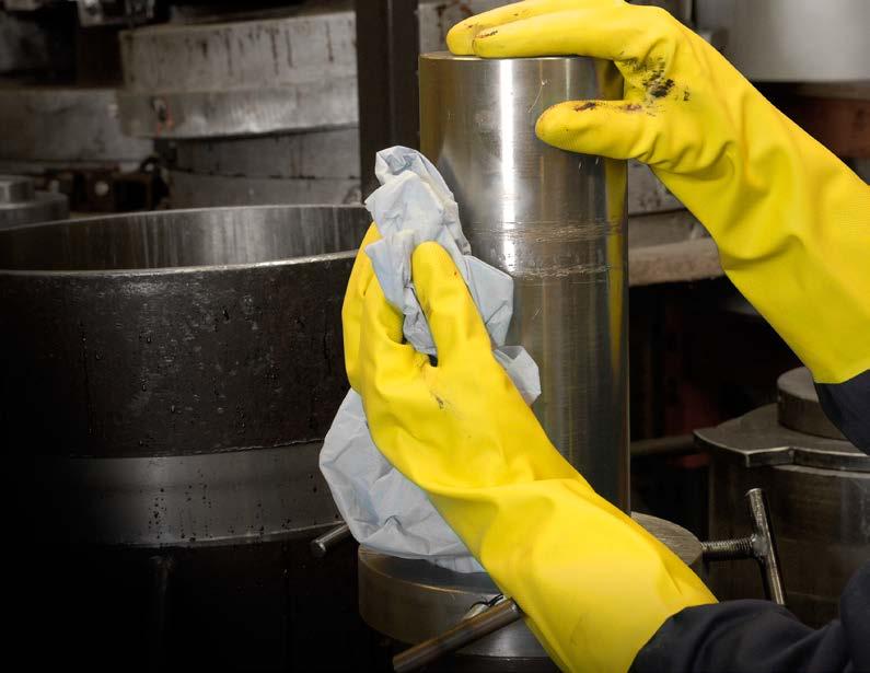 CHEMICAL RESISTANT GLOVES UNSUPPORTED LATEX UNSUPPORTED LATEX FOR