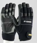 HIGH PERFORMANCE GLOVES CONSTRUCTION INDUSTRIAL GUNNER-AV GUNNER TORQUE 120-4400 - Synthetic leather palm provides dexterity and a good grip in dry and slightly oily applications - PVC sandy grip on