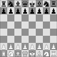 2.3 The initial position of the pieces on the chessboard is as follows: 2.4 The eight vertical columns of squares are called files. The eight horizontal rows of squares are called ranks.