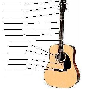 Lesson 1: Worksheet Fill in the blanks with the appropriate guitar terms without looking at the previous pages. 1. 2. 3. 4. 5. 6. /7. 8. 9. 10. 11. 12. 13. 14.