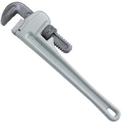 Name: Pipe Wrench Purpose: To turn pipe fittings. Safety Facts: Never push on a wrench; always pull on a wrench with a wide stance.