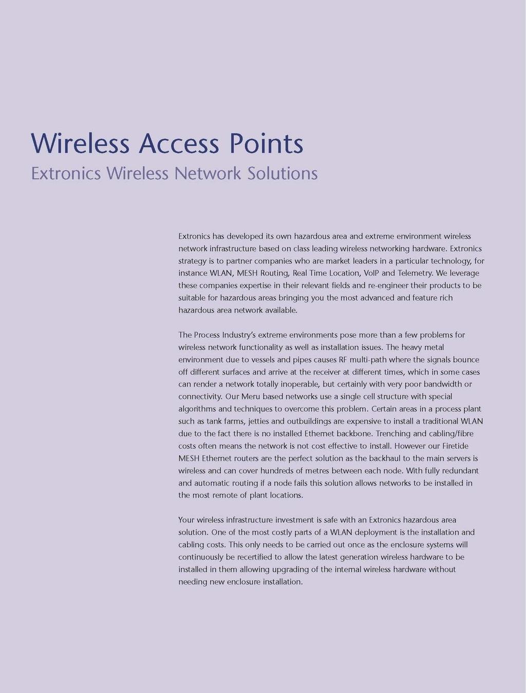 Wireless Access Points Wireless