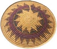 Diné Wedding Basket This basket was made to be used in a Diné (Navajo) wedding ceremony. The circular design of the basked relates to the Diné story of creation.