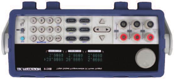 Power Supplies 9130B Series - Triple Output DC Power Supplies Output Ratings Model 9130B 9131B 9132B Ch1 & Ch2 30 V, 3 A 30 V, 6 A 60 V, 3 A Ch 3 5 V, 3 A 5 V, 3 A 5 V, 3 A Power 195 W 375 W 375 W