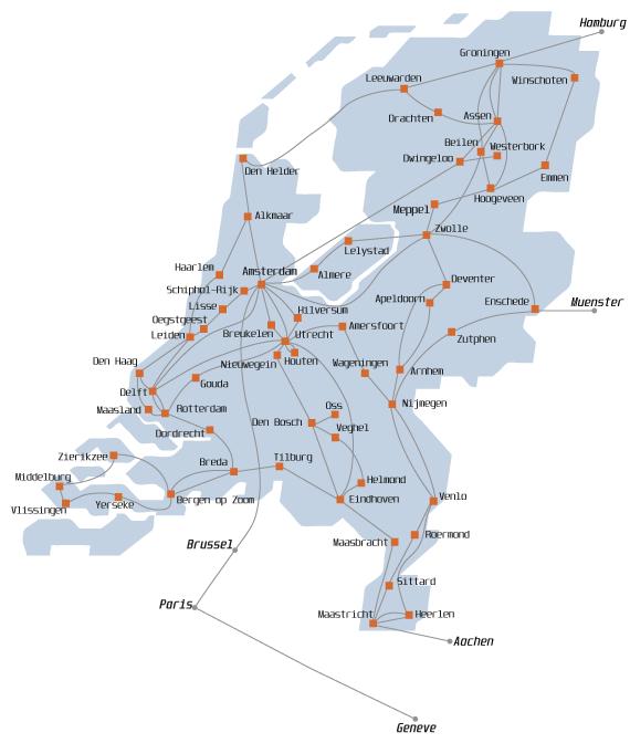 Implementation for VLBI in DWDM network Groningen Test in SURFnet network?