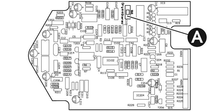 CIRCUIT BOARD ADJUSTMENTS Use this internal circuit board control to create and fine tune your individual