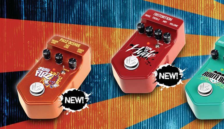 ANGRY FUZZ A brand new effect unlike any fuzz pedal you ve ever heard. Blend in an octave up with the Anger Level knob and get crazy low octave overtones to boot!