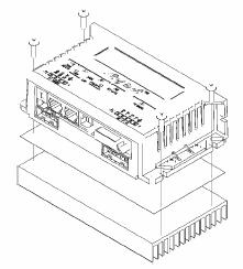 Stepnet Panel Amplifier User Guide Thermal Considerations C.2: Heatsink Mounting Instructions Use the following procedure to mount a heatsink on a Stepnet Panel amplifier.