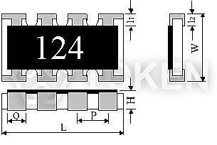 50 ± 0.10 0.40 ± 0.20 0.35 ± 0.15 FCR 06 3.10 ± 0.15 1.55 ± 0.15 0.55 ± 0.10 0.50 ± 0.25 0.50 ± 0.25 Thick Film Flip Chip Resistor (FCR) Dimensions RCA Dim.
